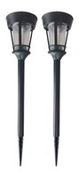 2x Solarfackel Flamme, Solarpanel: 2 V/0,3 W, Dauerlicht + Flamme, LED chip 16Stk. 2835SMD, 1,2V 300 - 2x Solarfackel Flamme, Solarpanel: 2 V/0,3 W, Dauerlicht + Flamme, LED chip 16Stk. 2835SMD, 1,2V 300