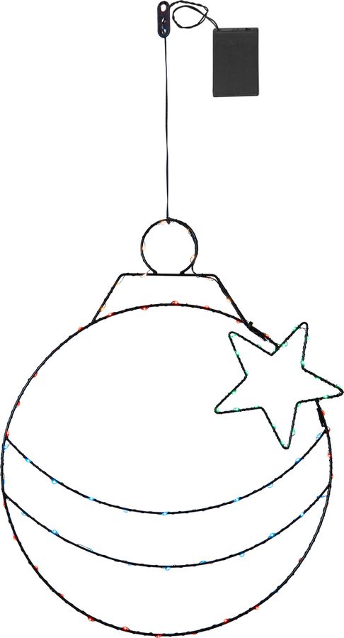Indoor Deco Bulb - IP20, Warmweiss, Schwarz