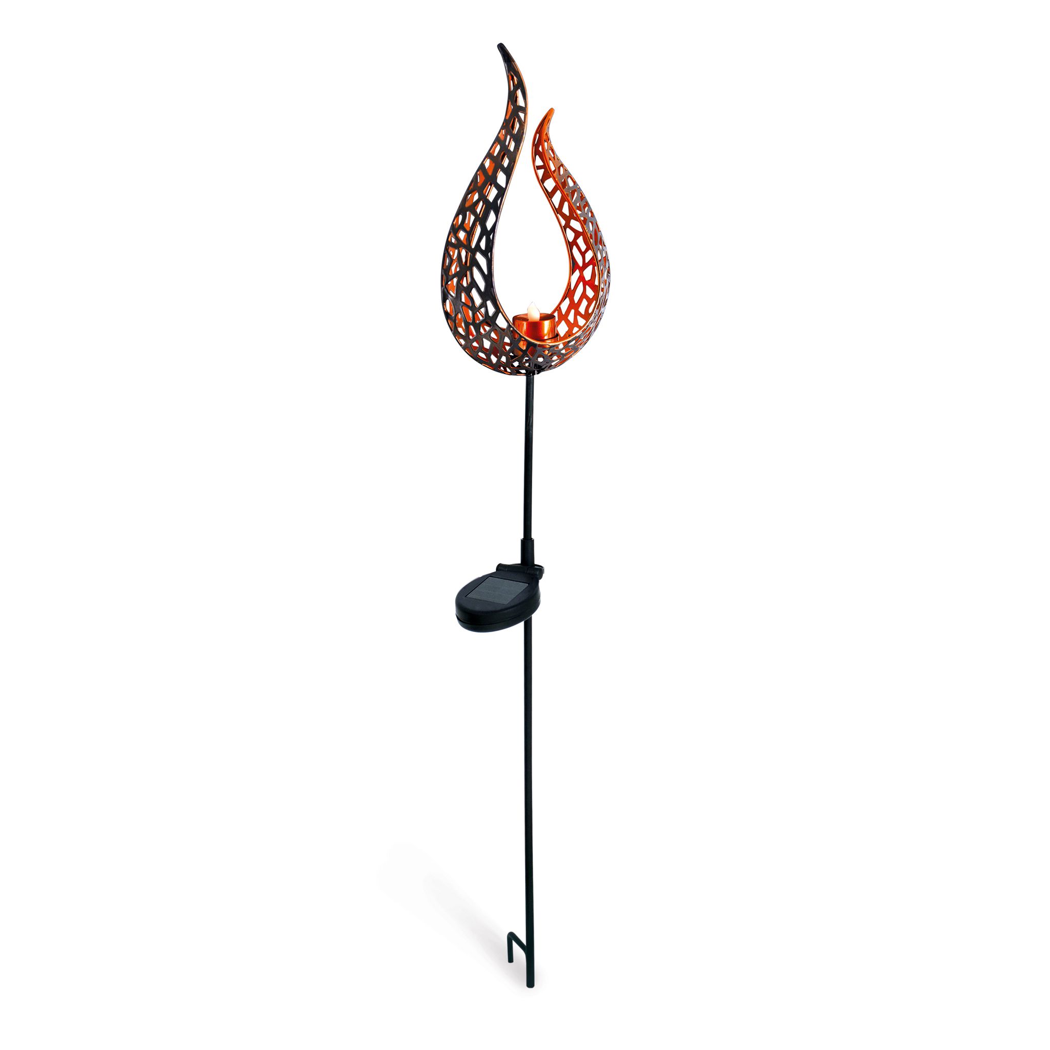 LED-Solar Erdspieß Flamme - IP44, 0.02W
