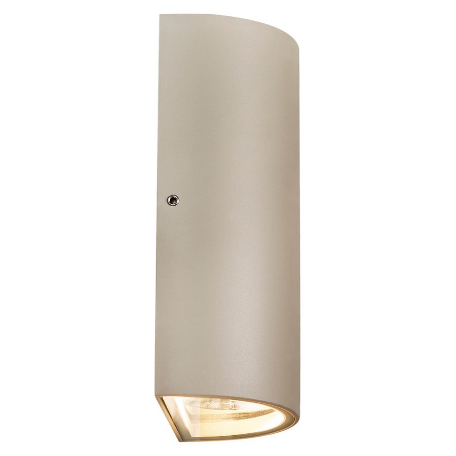 Rold - 2X5W, 2x350lm, 3000K, IP54, CRI 80, 2x125°, geschliffen, nicht dimmbar, L=90mm, B=55mm, H=160mm