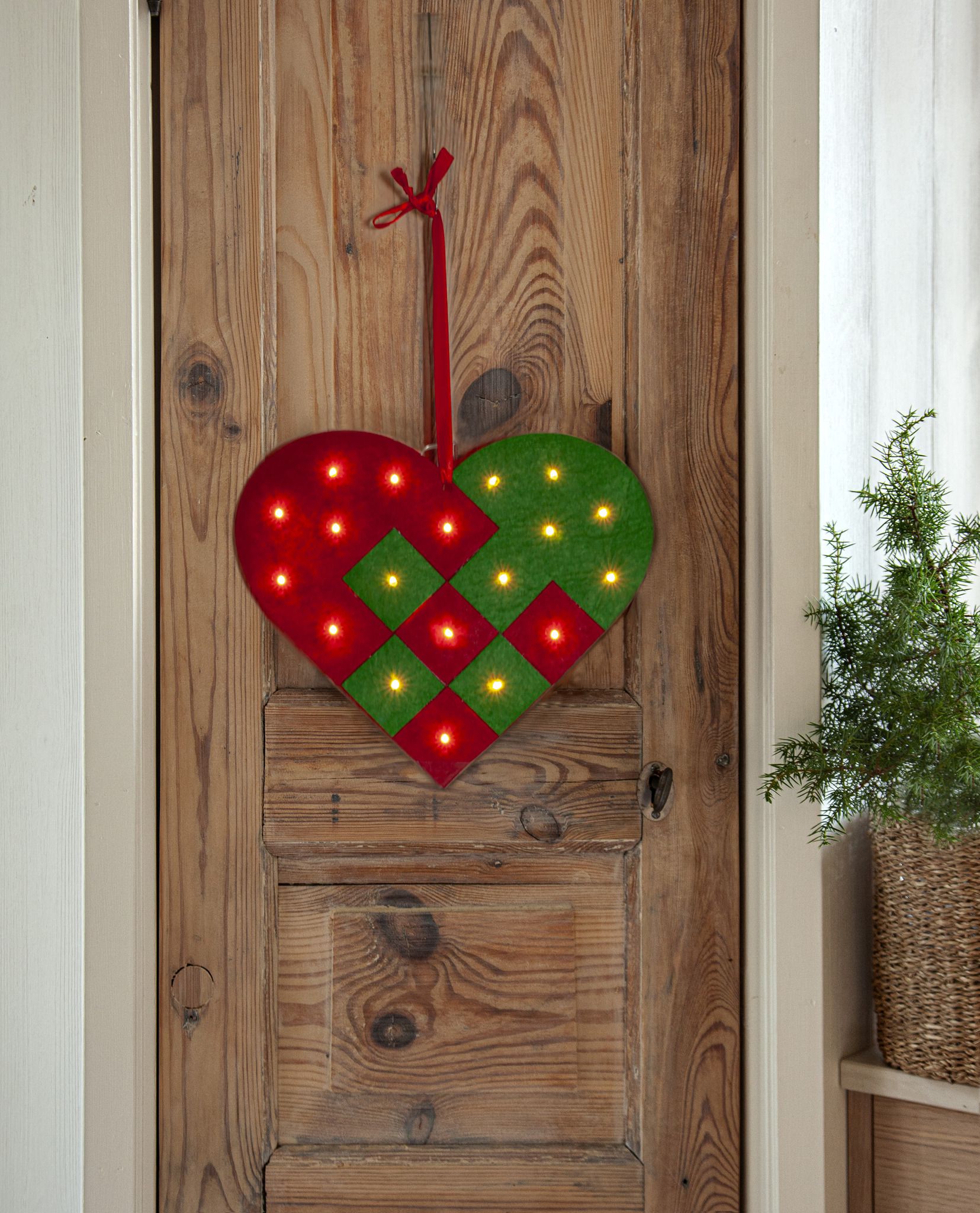 Hängende Decoration MERRY - IP20, Warmweiss,Rot