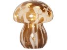 Glas Dekoration Funghi - IP20, Warmweiss, Braun