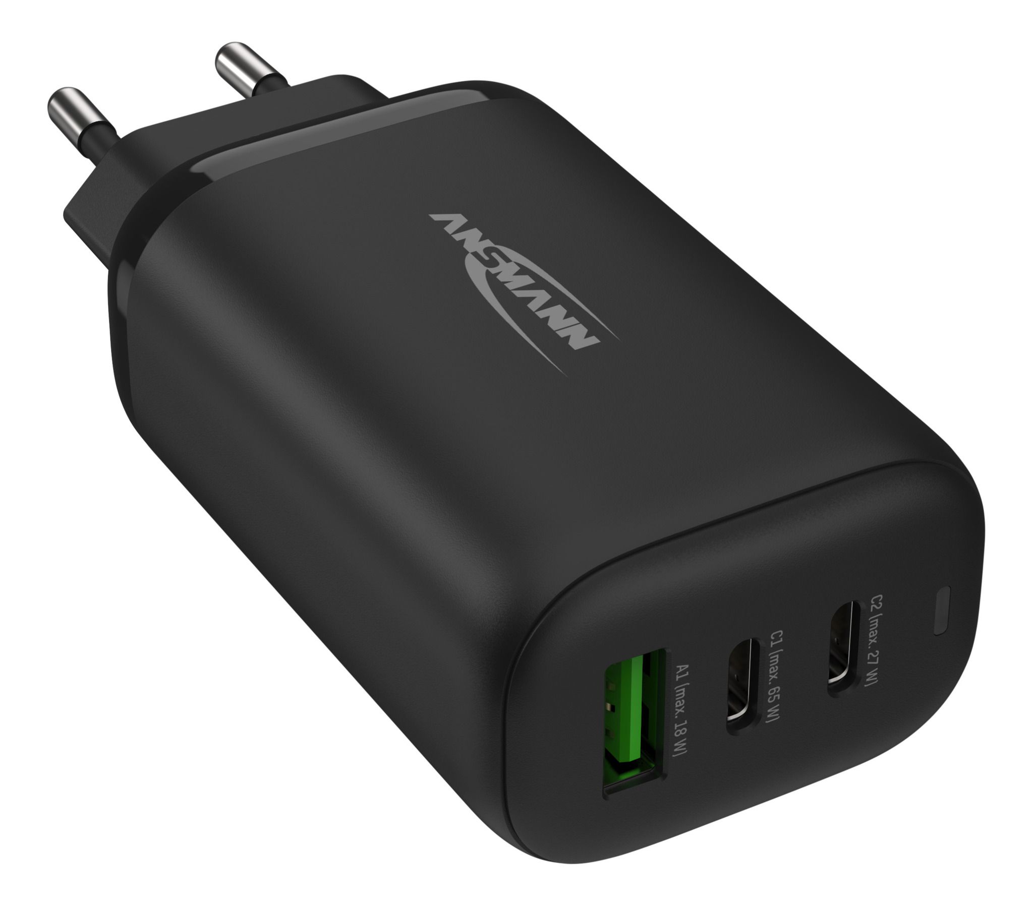 USB-Ladegerät Home Charger HC365PDschwarz / 3 A / 65 W / 3 Port - Home Charger HC365PD