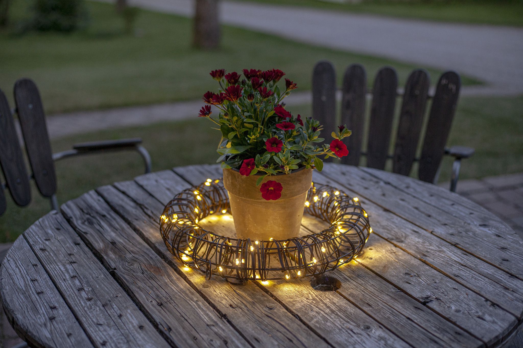 Outdoor Decoration Vicke Wreath - Indoor, Outdoor, Warmweiss, Braun