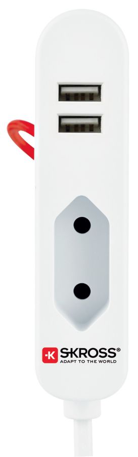TRAVEL STATION UK - 1x Euro-Steckdose, 2x USB 2.4A (shared): 5V DC Stecker: UK & EU 10A / US 15A