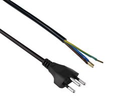 Anschlussleitung T12 H05VV-F 3G1.0mm² 5m schwarz - Anschlussleitung T12 H05VV-F 3G1.0mm² 5m schwarz
