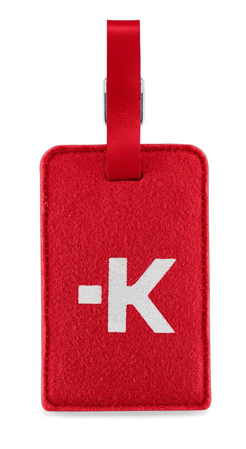 Gepäckanhänger, rot - Luggage Tag, red