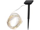 Solar Lichterkette Dew Drop - Silber, Lichtfarbe Warmweiss