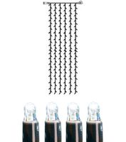 System LED Extra, Vorhang, 100x400cm - Schwarz, Kaltweiss