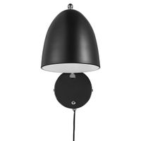 Alexander, Wandleuchte, Schwarz - E27, max. 15W, IP20