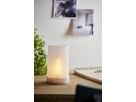 LED Pillar Kerze Flame Kerze - Outdoor, Weiss, 14.5cm Höhe, IP44, Timerfunktion