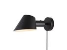 Stay Short, Wandleuchte, Schwarz - E27, max. 60W, IP20