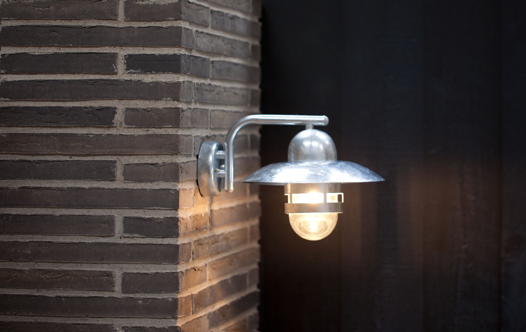 Nibe, Wandleuchte, Verzinkt - E27, max. 60W, IP54