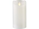 LED Pillar Kerze M-Twinkle - Indoor, Weiss, 15cm Höhe, Timerfunktion