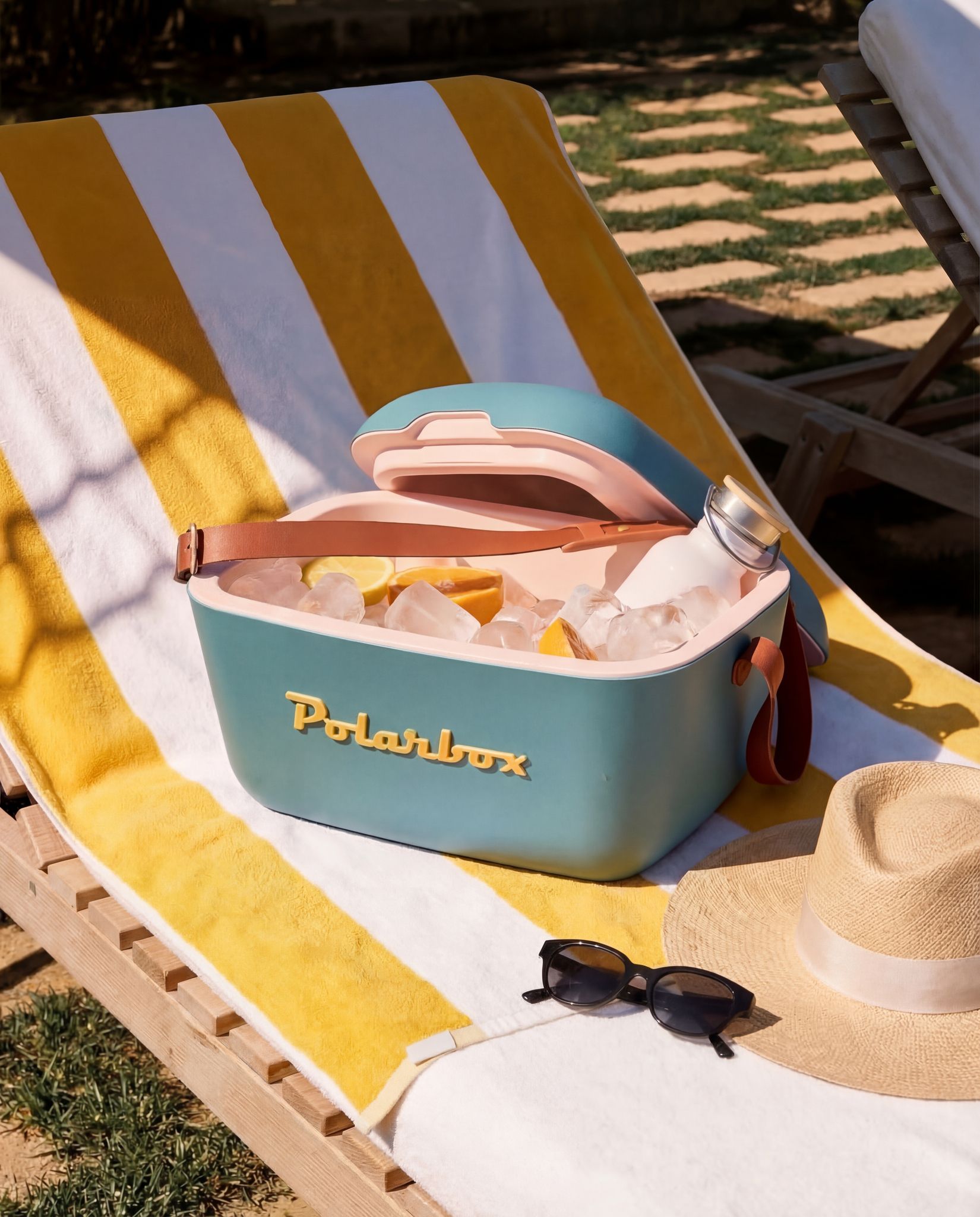 Polarbox Retro Cooler Marine 12l - Kühlbox, 12l, Vintage Design