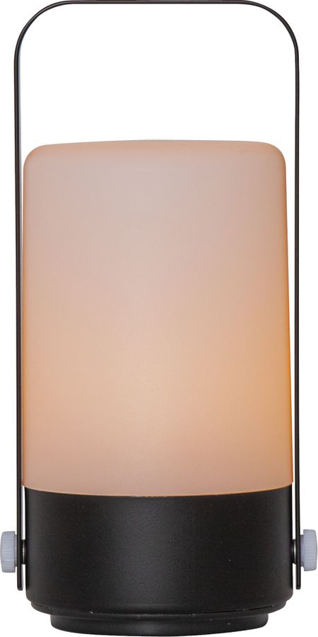 LED Laterne Flame - Outdoor, Schwarz, 19cm Höhe