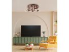 9er LED Deckenleuchte  SINGAPUR  : 45cm kupfer - IP20, LED-Modul, Kupfer