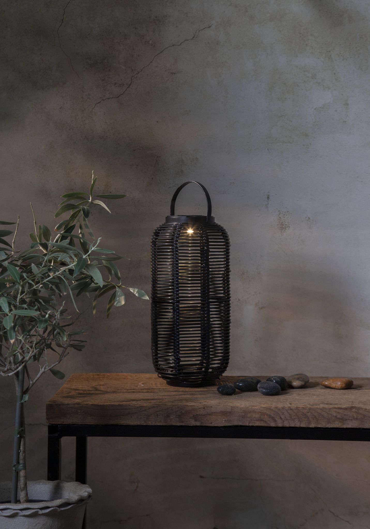 Solar Laterne Runda - IP44, Warmweiss, 1 LED's