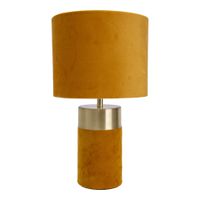 Tischleuchte BORDO h: 32cm braun gold - E14, IP20