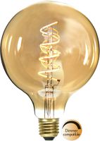LED Leuchtmittel E27 G125 Decoled Spiral Amber - E27, 180Lm, 2100K, 3.2W, 220-240V AC