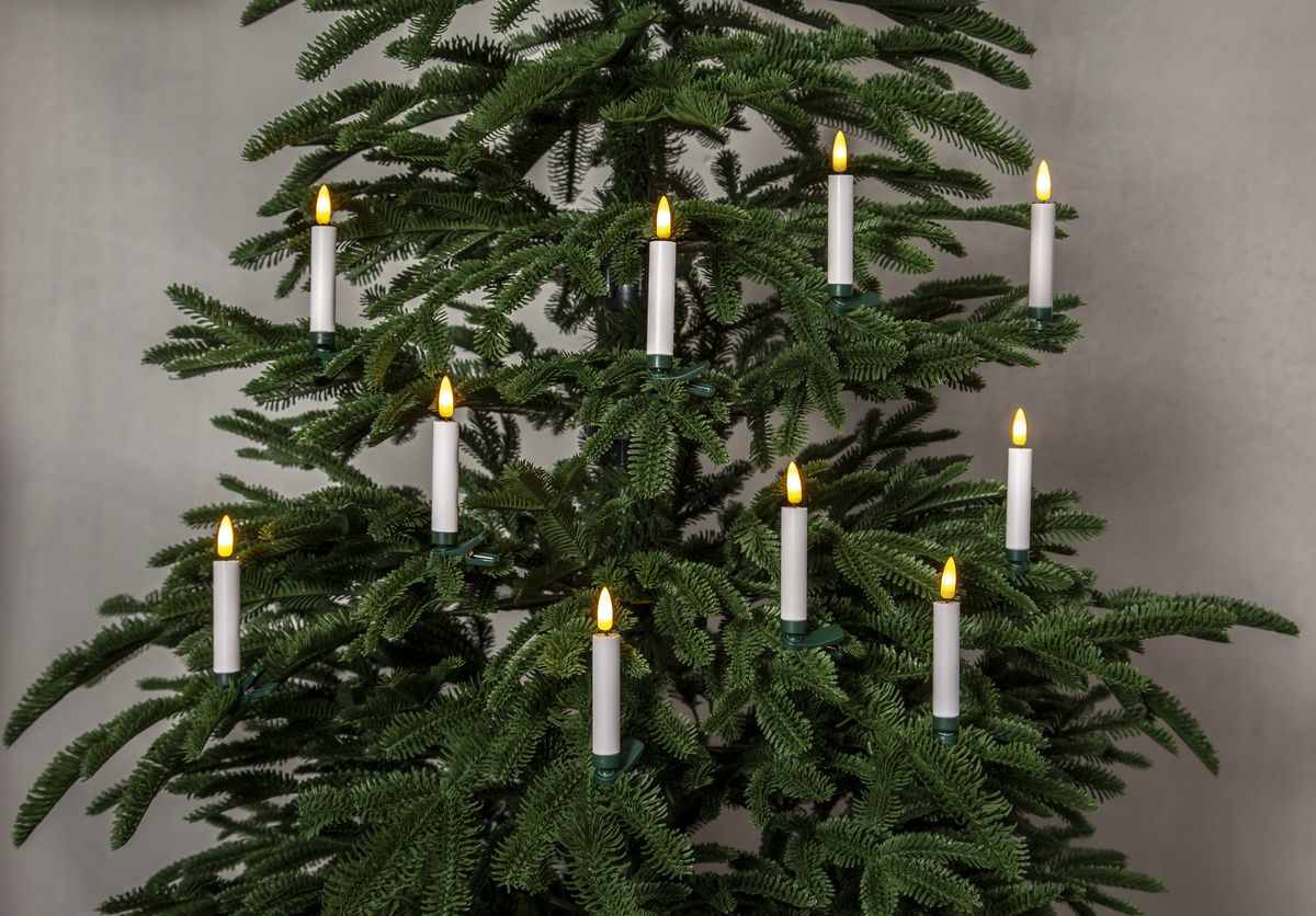 Baumkerzen Flamme - IP20, Warmweiss, Weiss