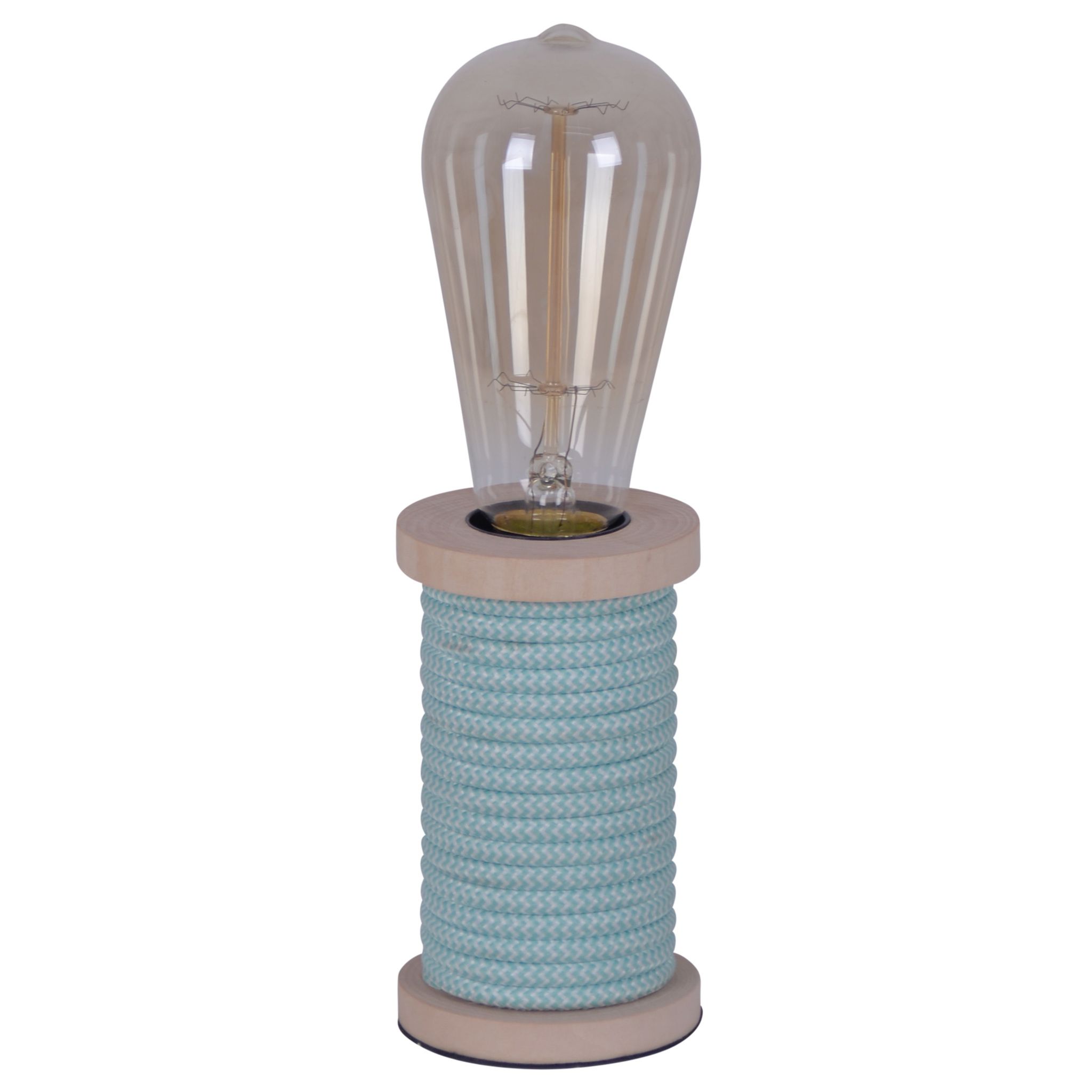 Tischleuchte Max türkis/weiß h: 12cm - E27, 40W, IP20
