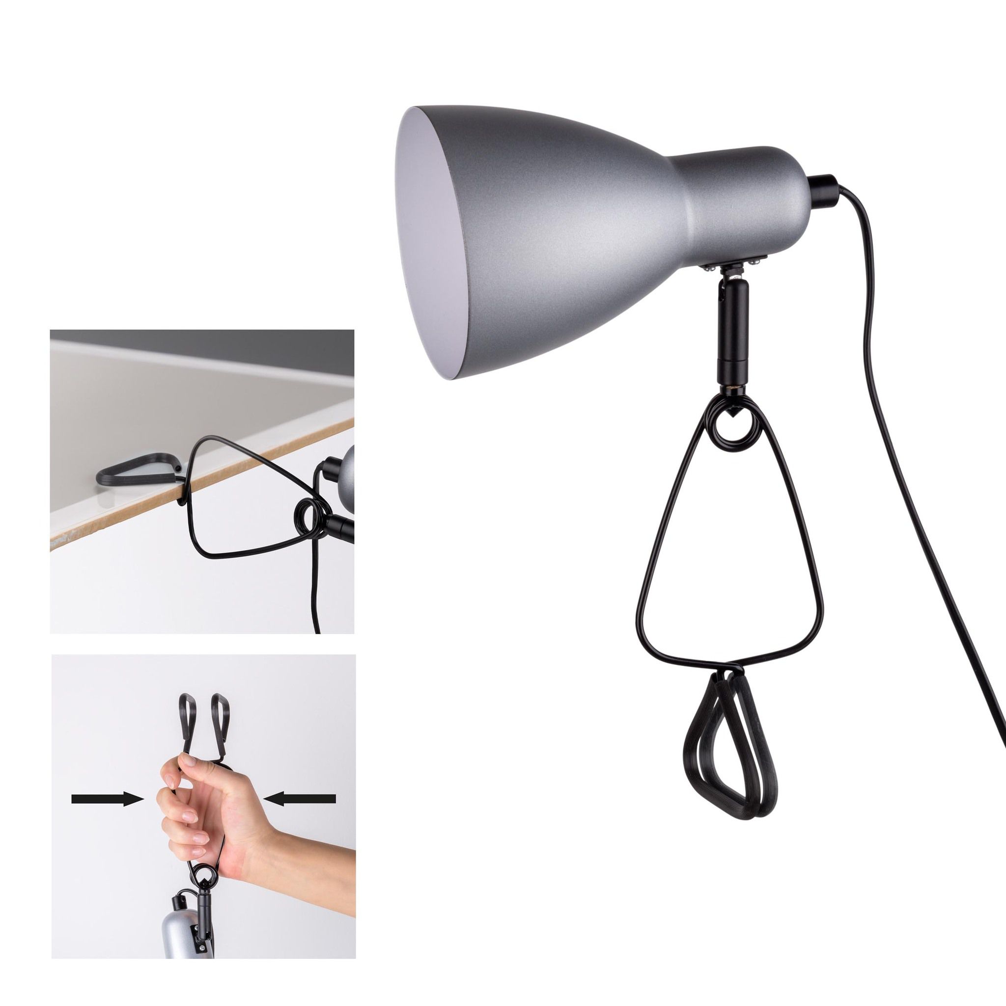 Klemmtischleuchte MARA - E14, 18W, IP20