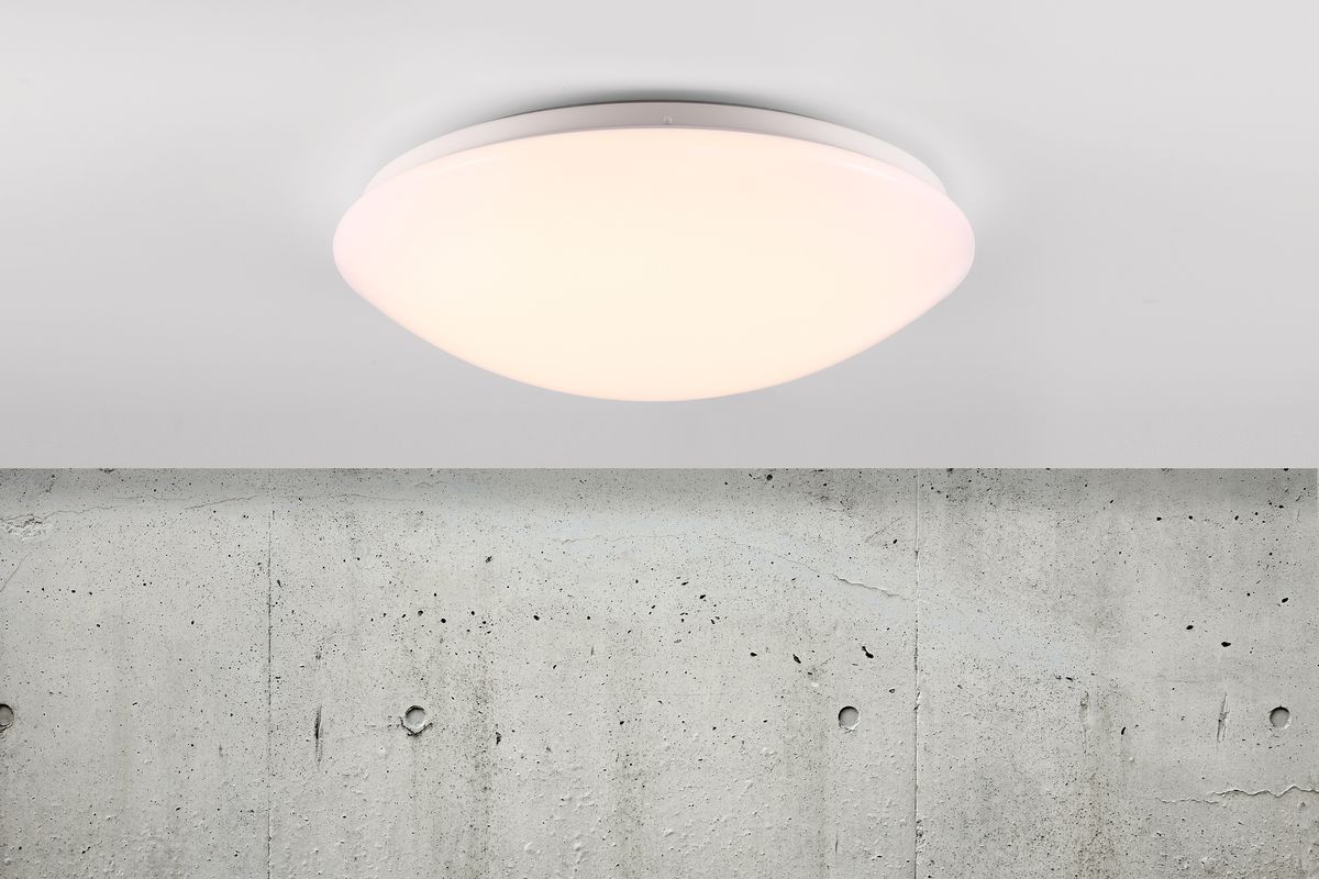 Ask 36 , Deckenleuchte , Weiss - 18W LED, 3000K, IP44, 230V