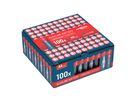 Alkaline Batterien 100er Vorteilspack 10x10 AA, POS-Lösung - LR6/AA Batterien 100er Box Retailverpackung