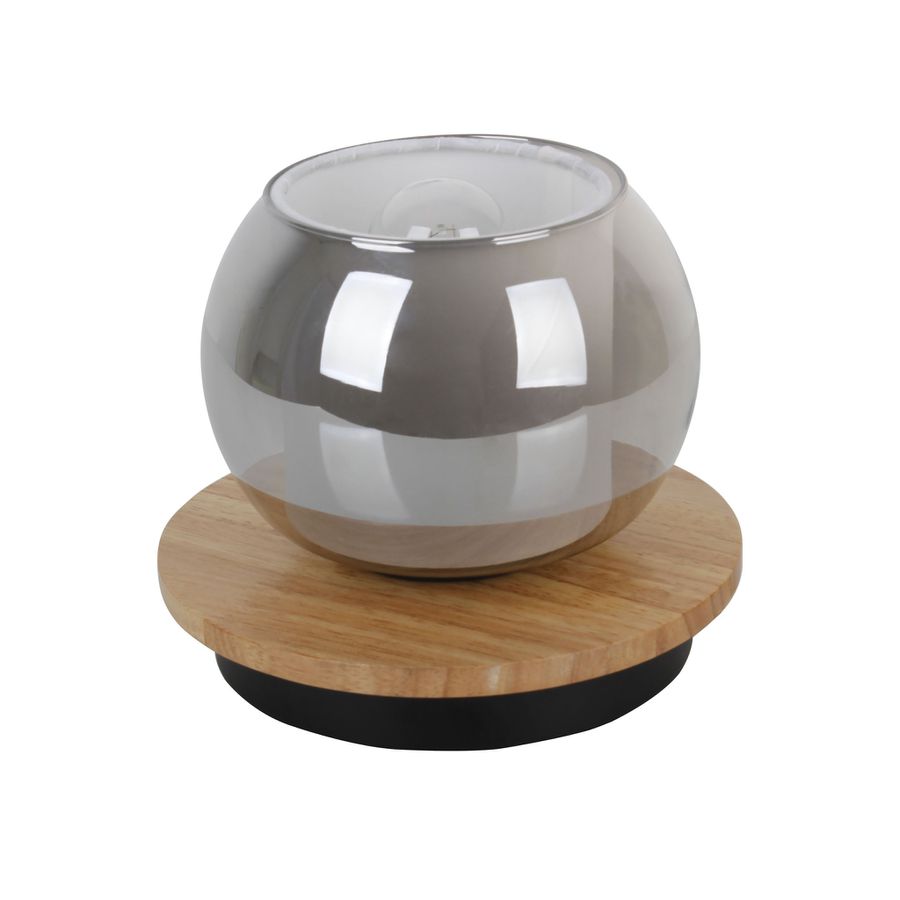 Tischleuchte TEXAS smokey - E27, IP20, 230V