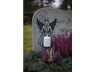 LED Memorial Kerze Flamme Deco - Indoor, Outdoor, Schwarz, 48.00 cm Höhe, Timerfunktion