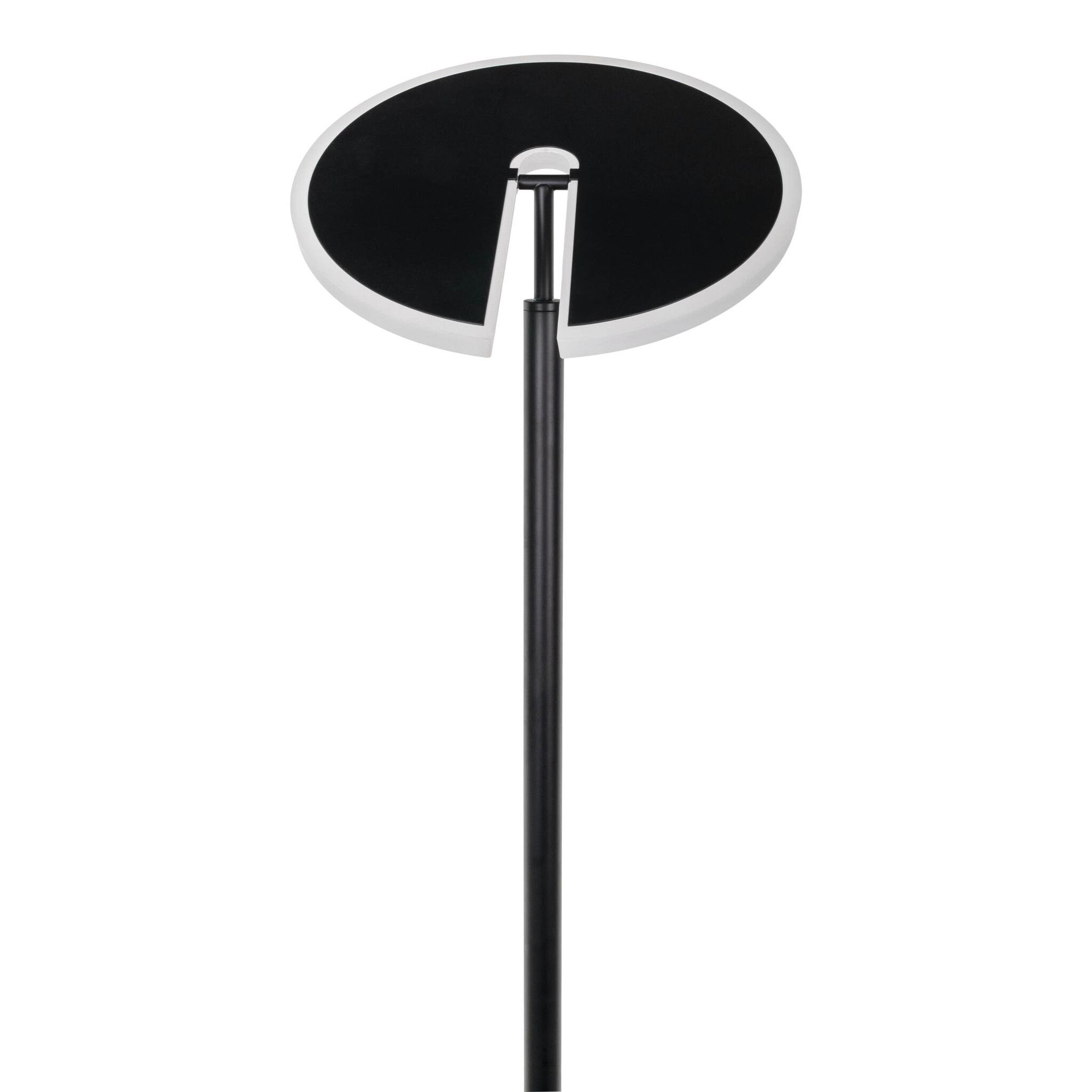 LED-CCT Stehleuchte  SAMIRO  inkl. Lesearm H: 180cm schwarz - IP20, LED-Modul, Schwarz