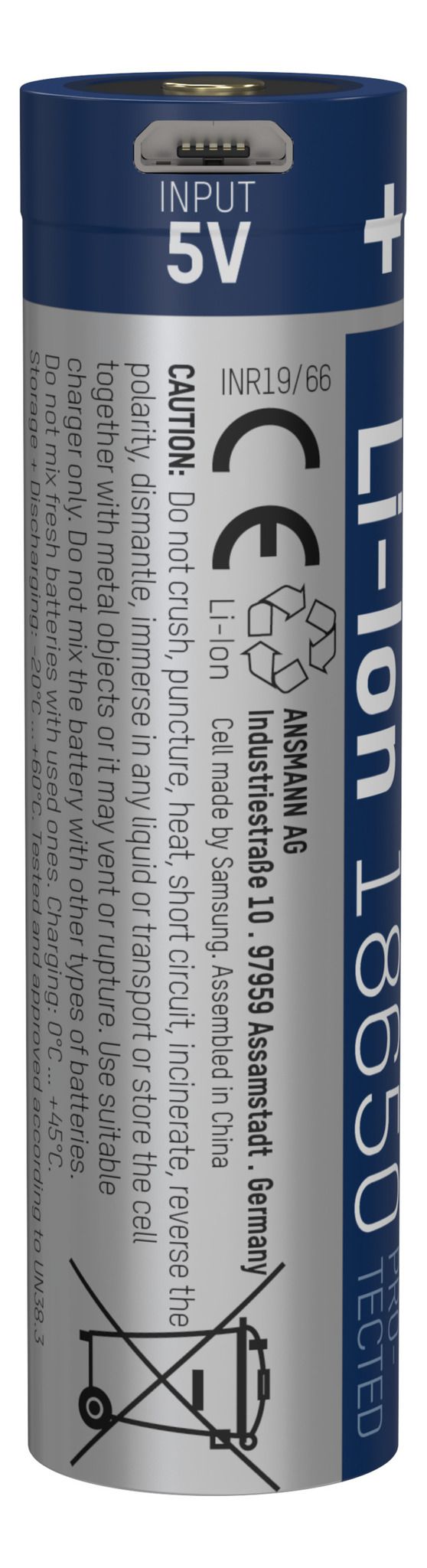 Li-Ion Akku 18650 - Akku Li-Ion, 18650, 3.6V, 3400 mAh