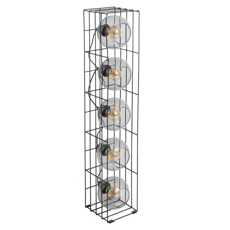 Glas-Stehleuchte h: 95cm - E27, 200W, IP20