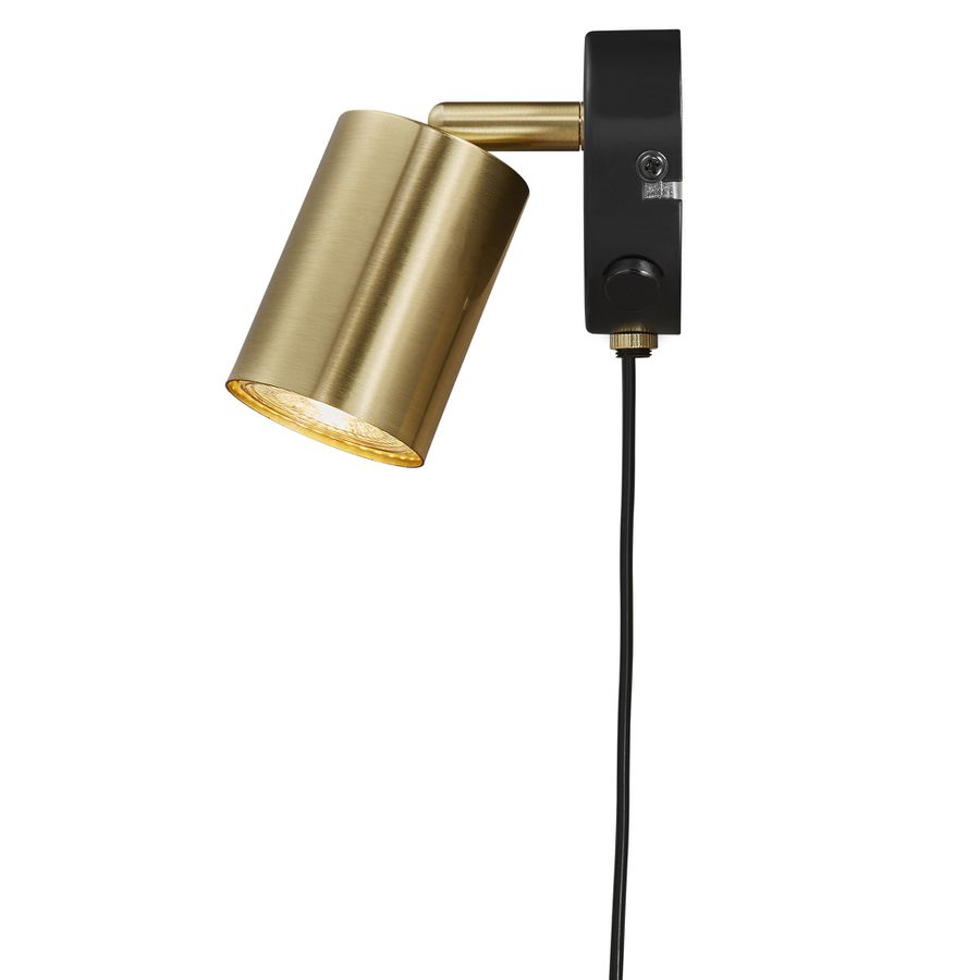 Explore , Wandleuchte, Messing - GU10, IP20, max.35W