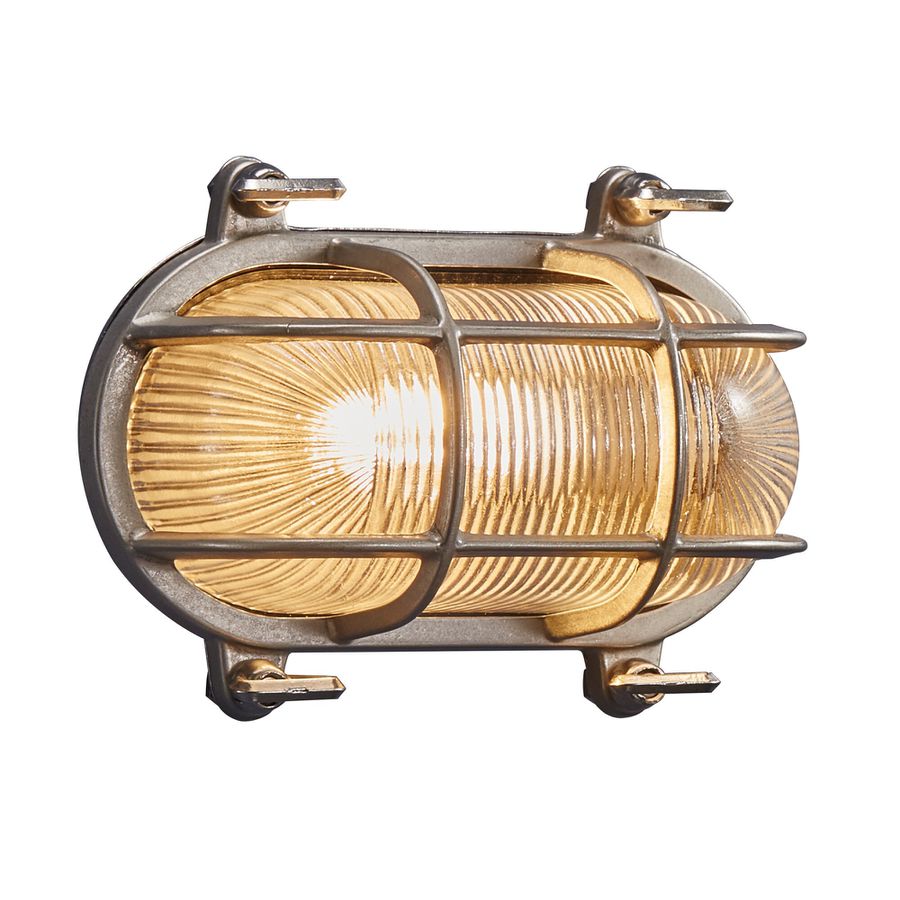 Helford,Wandleuchte, Nickel - E27, max. 12,5W, IP64
