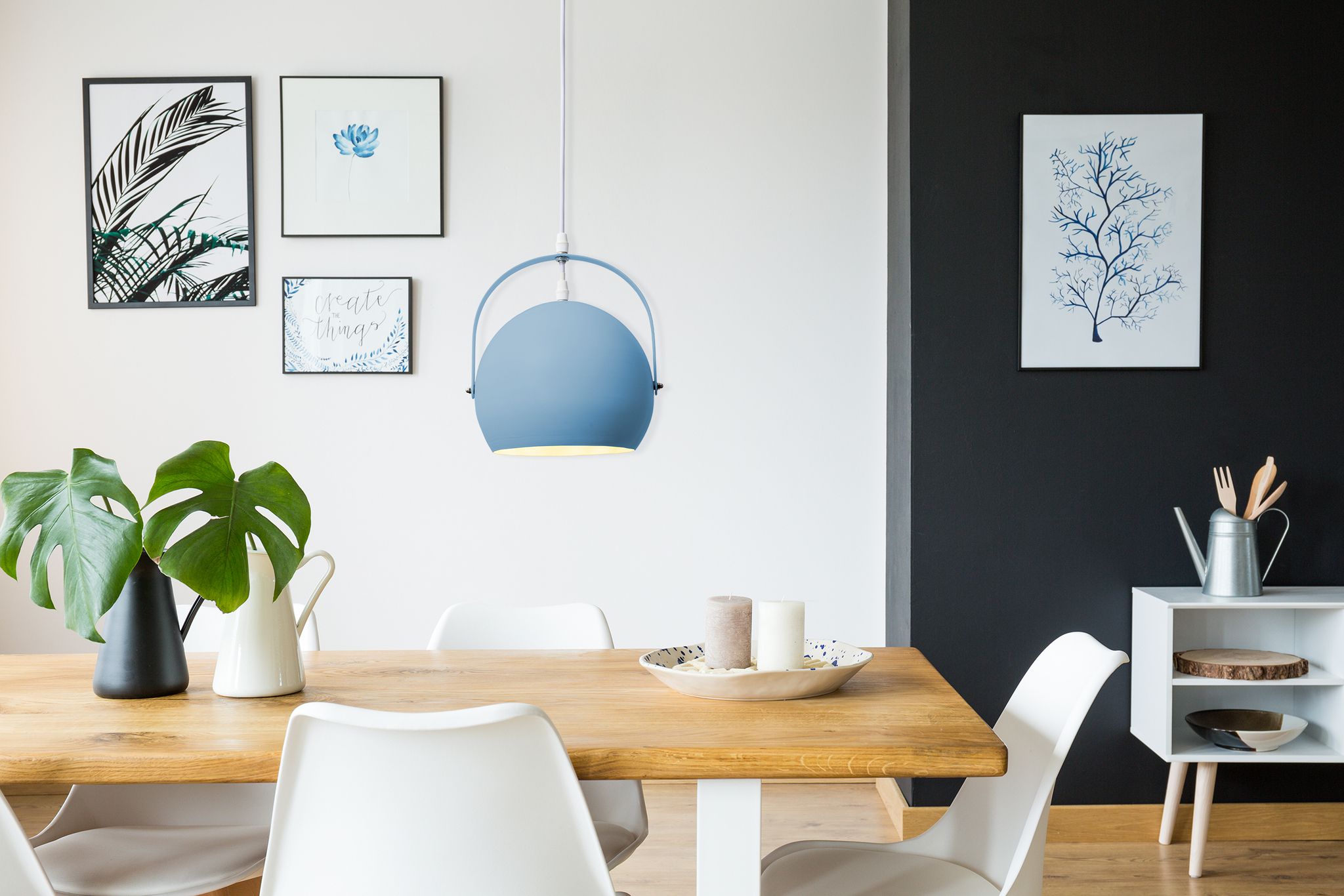 Pendelleuchte Colorado blau D: ca. 25 cm - E27, 40W, IP20
