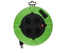 Kabelbox 7m - 7m Kabel, 4xT13, grün/schwarz