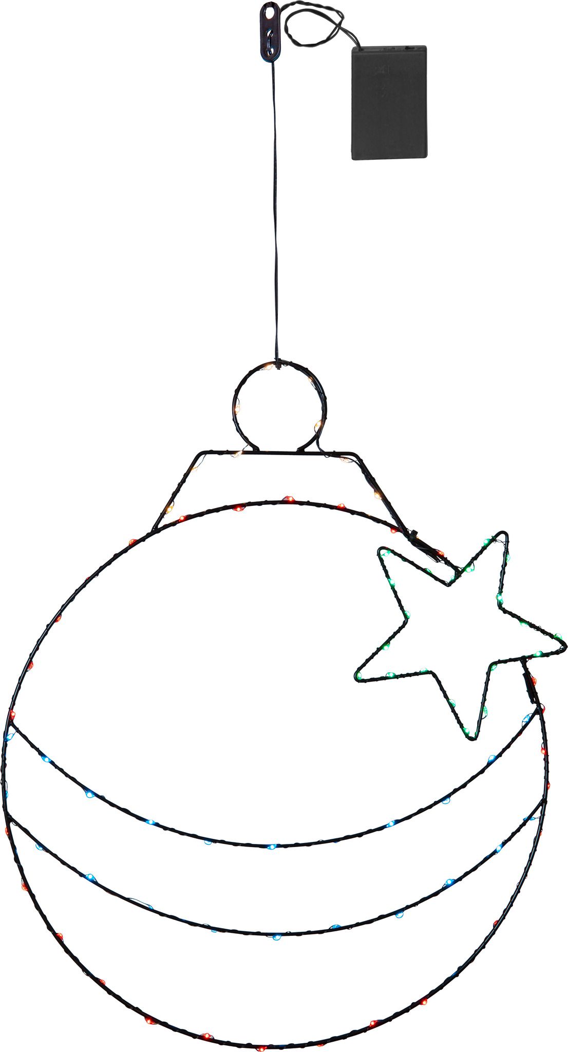 Indoor Deco Bulb - IP20, Warmweiss, Schwarz
