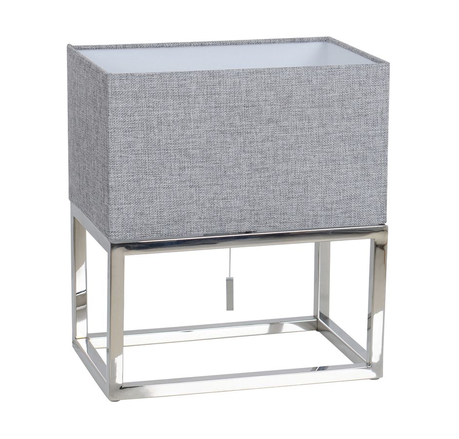 Tischleuchte mit Textilschirm Alfa - E27, 60W, IP20