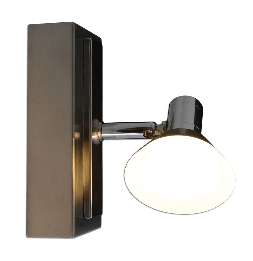 1er LED Wand- und Deckenspot Jericho - LED fest verbaut, 3000K, warmweiss