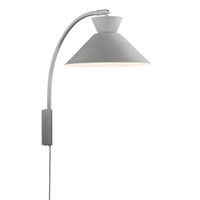 Dial , Wandleuchte, Grau - E27, IP20, max.40W