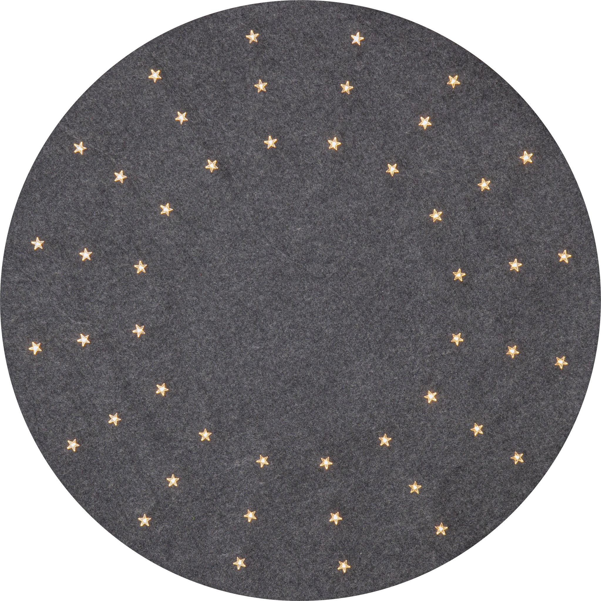 Künstlicher Weihnachtsbaum Matte Granne - Durchmesser 80 cm, 48 LED's