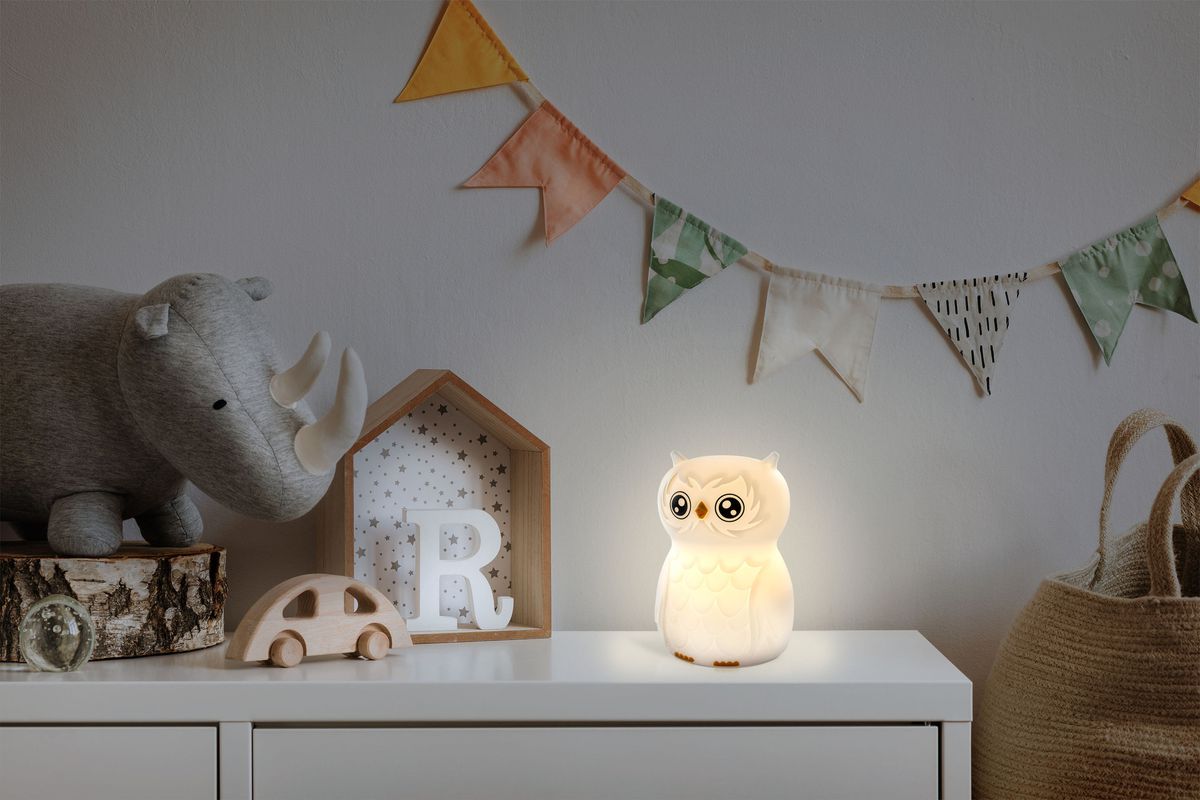 Nachtlicht Eule - 0.2W, IP20, USB-Ladung