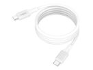 Magnetisches Silikonkabel USB-C auf USB-C, weiß, 120cm - Magnetisches Silikonkabel USB-C auf USB-C, weiß, 120cm