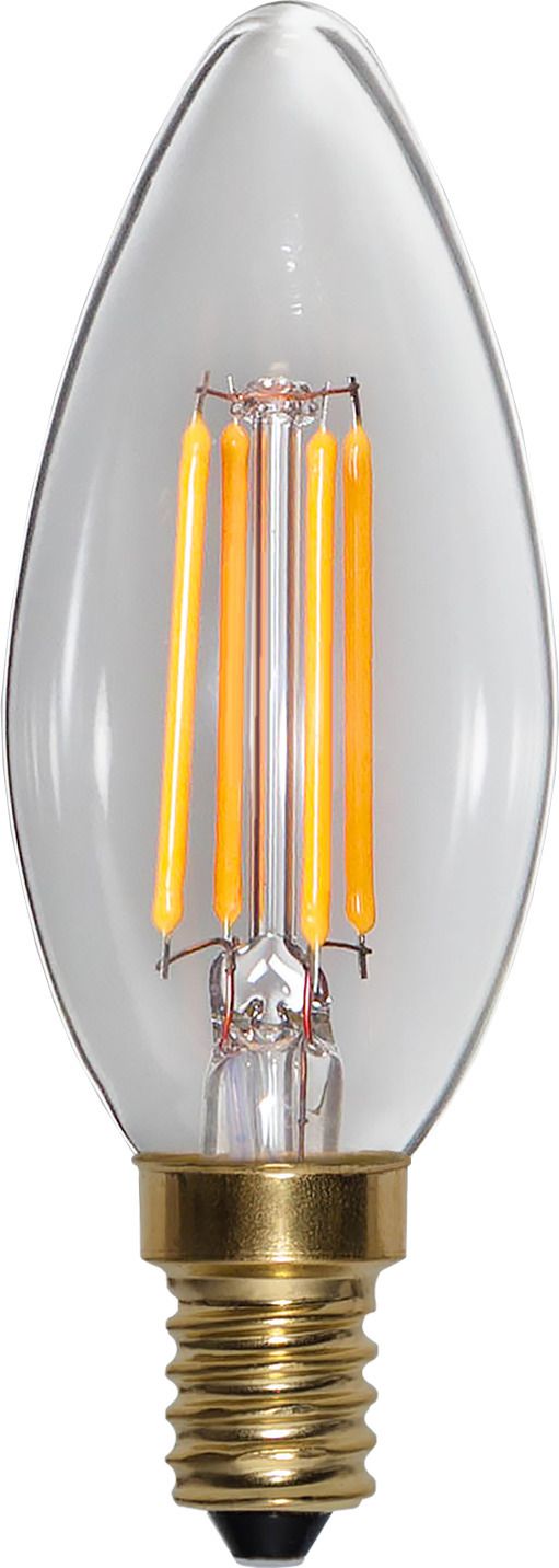 LED Leuchtmittel E14 C35 Soft Glow - E14, 350Lm, 2100K, 4W, 230V
