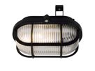 Oval Skot, Wandleuchte/Decke, Schwarz - E27, max.60W, IP44