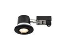 Einbaudownlight UMBERTO - GU10 (exkl.), max. 7.5W, IP44, schwarz, optional (Leuchtmittel), D=79mm, B=96mm, H=66mm, BL=76mm