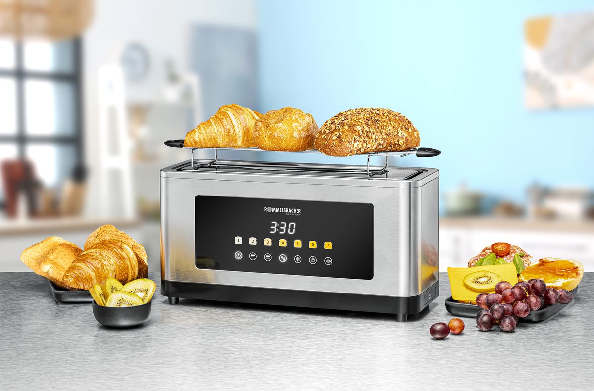 Toaster TOL 1000 - 1000W, 230V, Schwarz/Silber