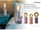 Glas-Tischleuchte klar d: 11cm Max - E27, 40W, IP20